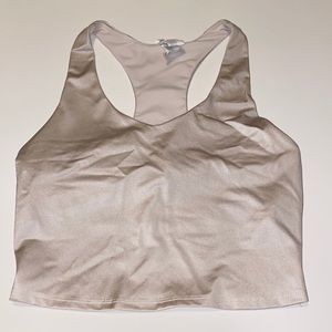 FABLETICS racerback tank top sports bra bralette gold Small